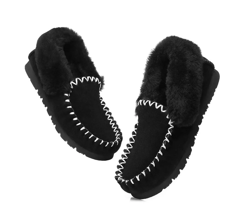 UGG Ankle Slippers Unisex Popo Moccasins - Image 24