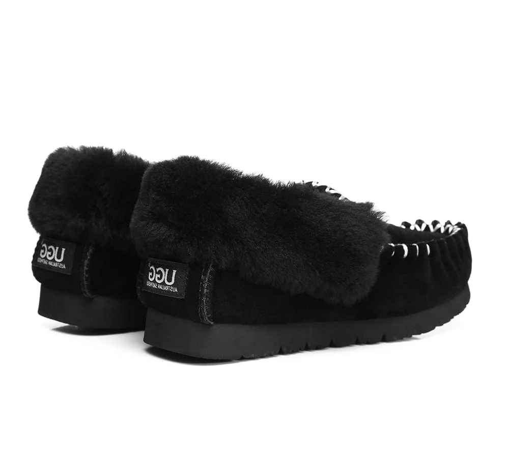 UGG Ankle Slippers Unisex Popo Moccasins - Image 26