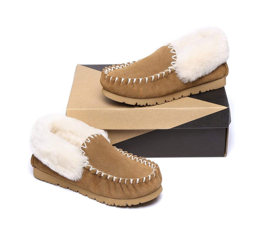 UGG Ankle Slippers Unisex Popo Moccasins - Image 29