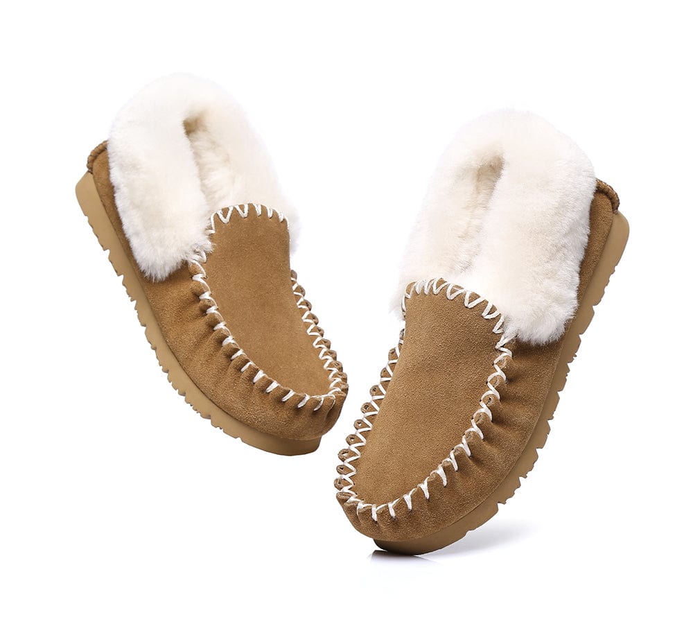 UGG Ankle Slippers Unisex Popo Moccasins - Image 30