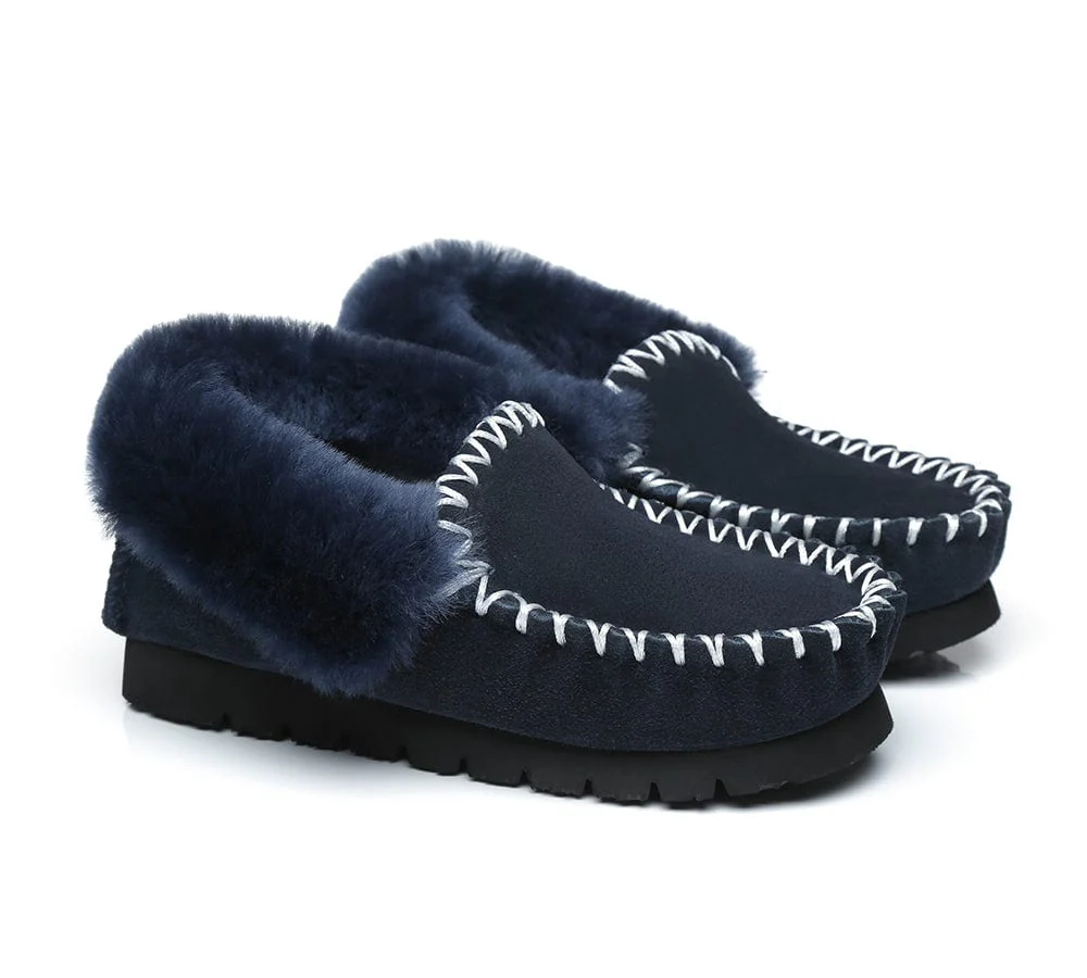 UGG Ankle Slippers Unisex Popo Moccasins - Image 33
