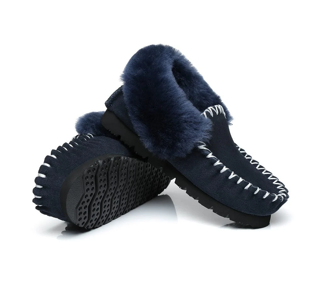UGG Ankle Slippers Unisex Popo Moccasins - Image 34