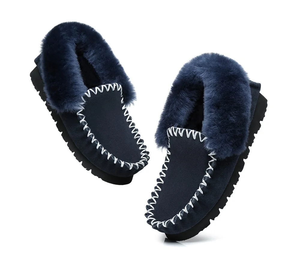 UGG Ankle Slippers Unisex Popo Moccasins - Image 36