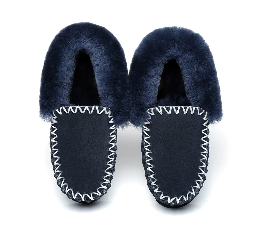 UGG Ankle Slippers Unisex Popo Moccasins - Image 37