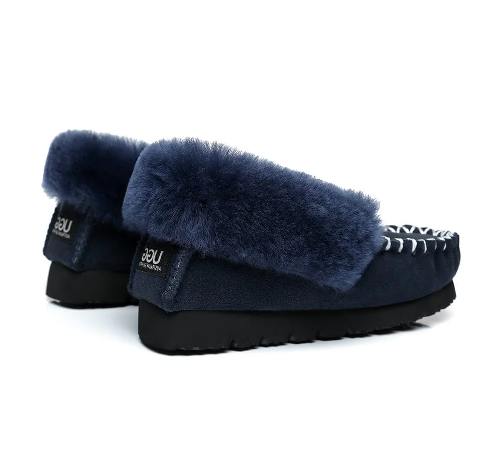 UGG Ankle Slippers Unisex Popo Moccasins - Image 38