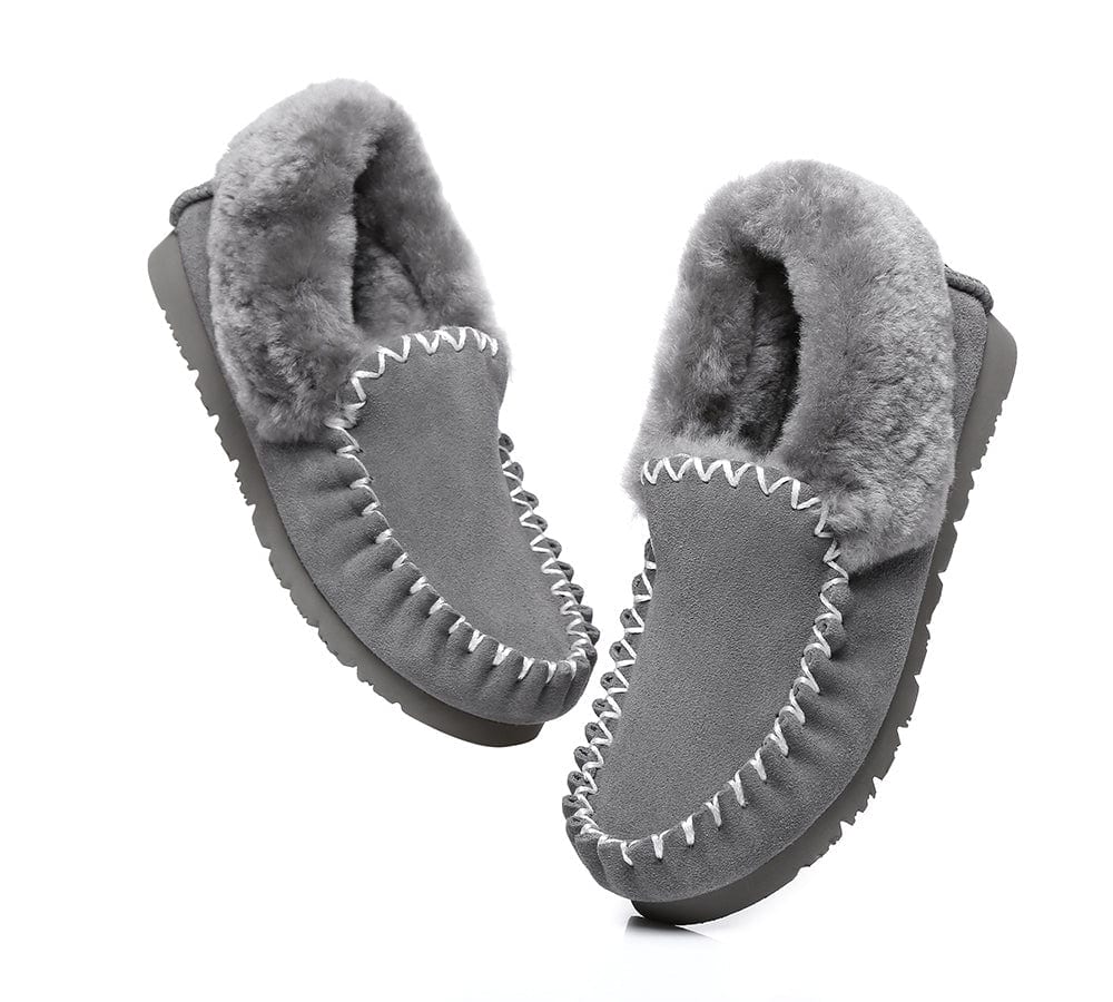 UGG Ankle Slippers Unisex Popo Moccasins - Image 42