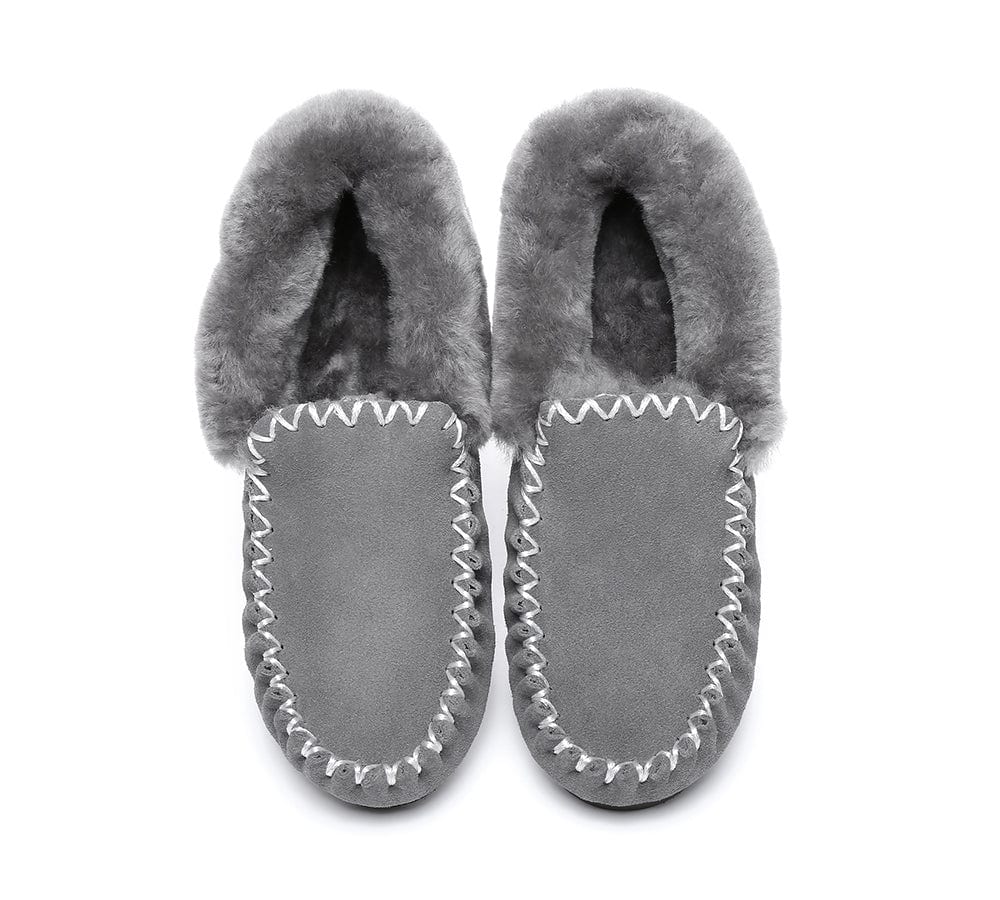 UGG Ankle Slippers Unisex Popo Moccasins - Image 43