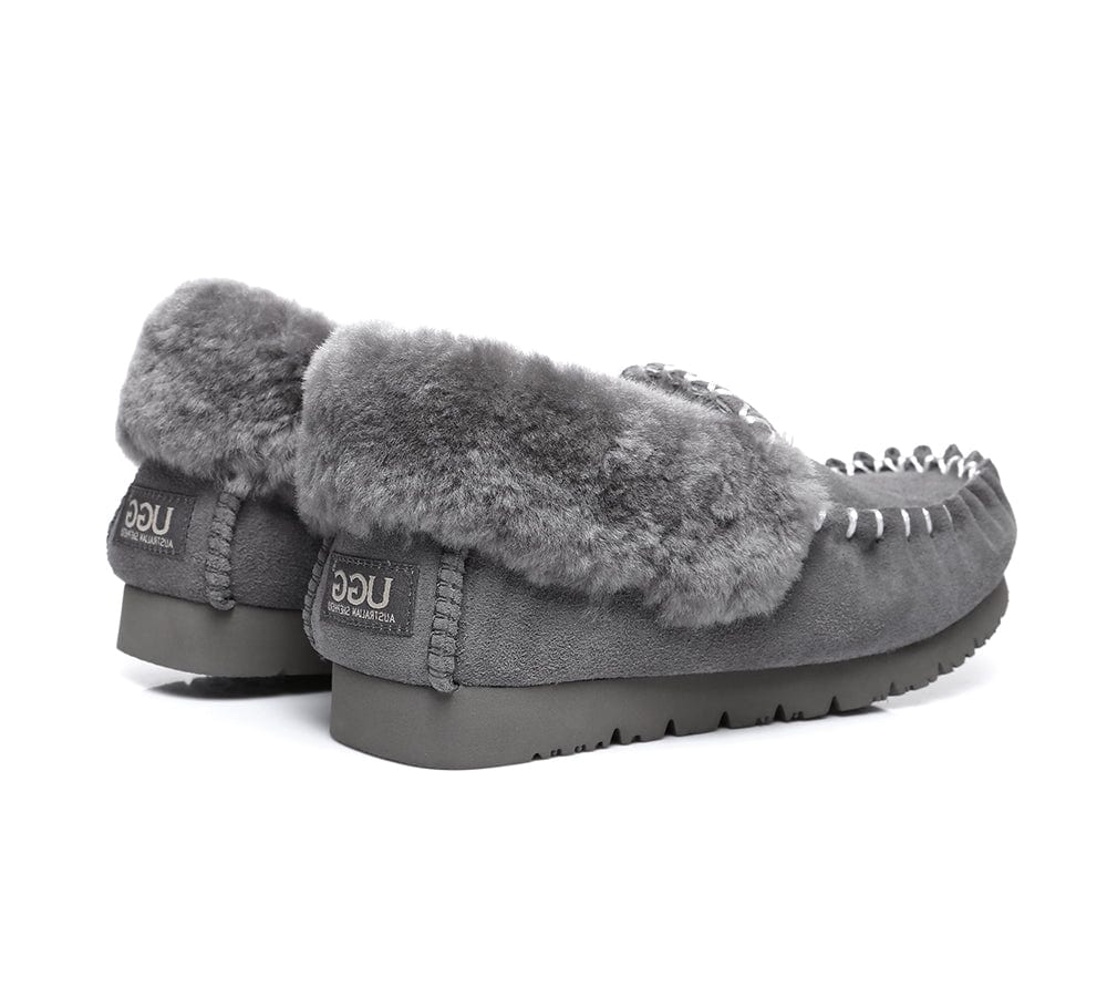 UGG Ankle Slippers Unisex Popo Moccasins - Image 44