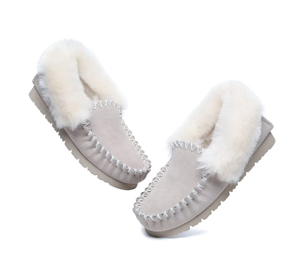 UGG Ankle Slippers Unisex Popo Moccasins - Image 6