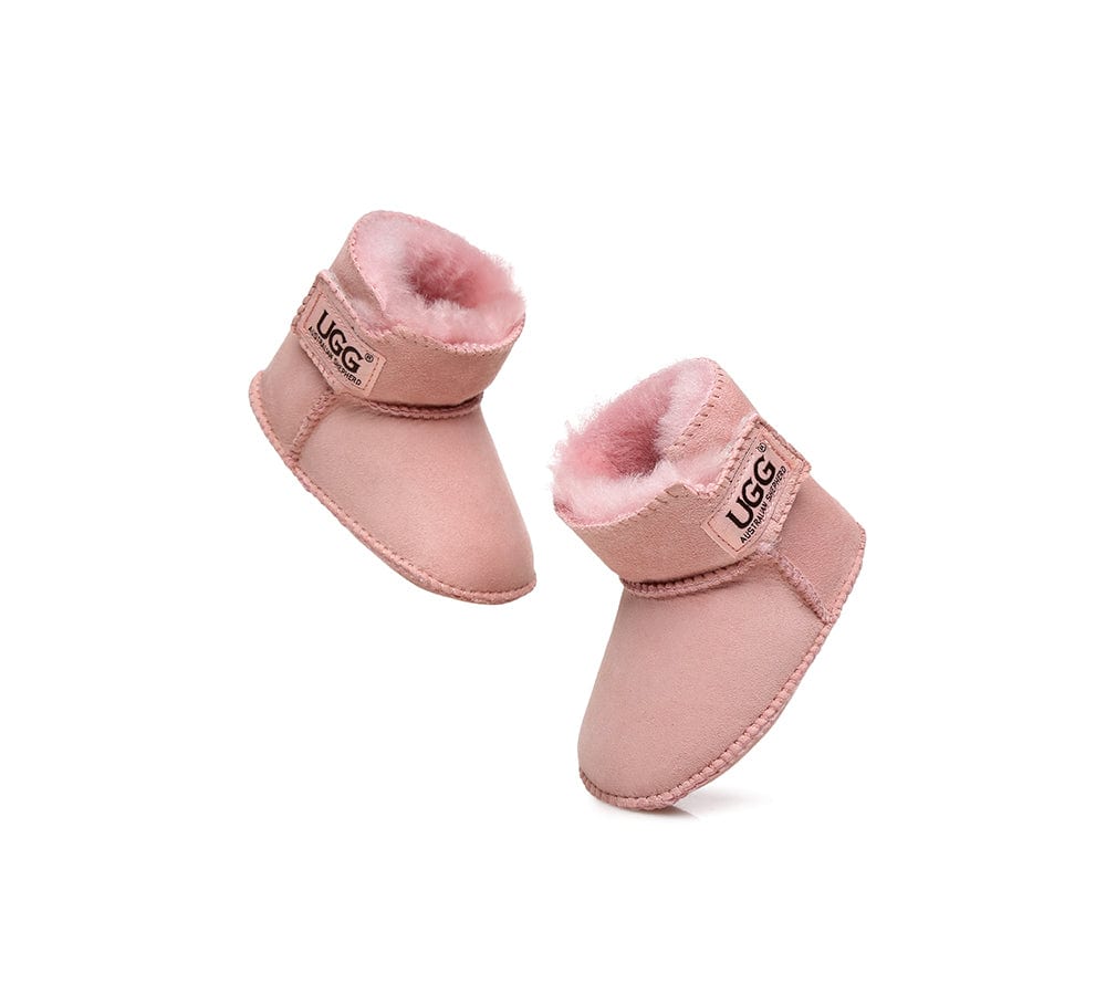 UGG Erin Australian Sheepskin Baby Booties Cradle - Image 10