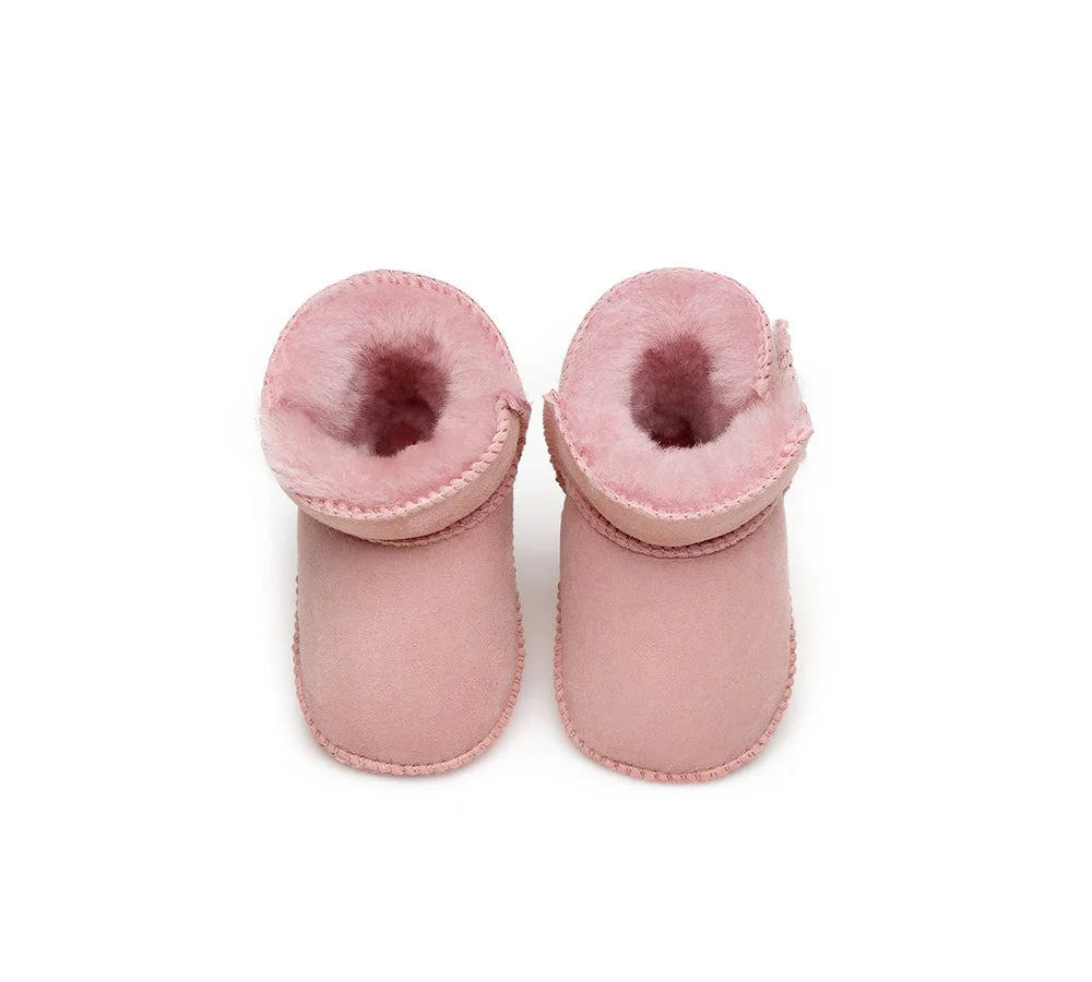 UGG Erin Australian Sheepskin Baby Booties Cradle - Image 11