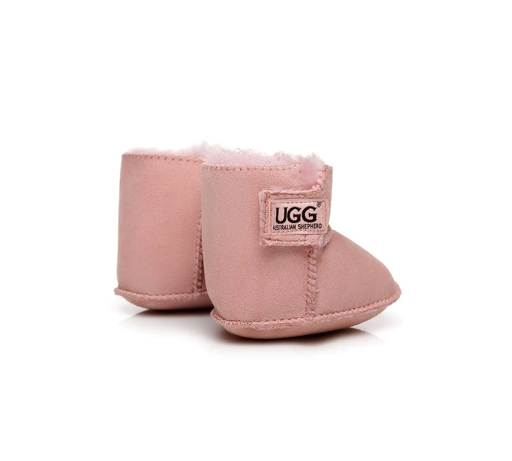 UGG Erin Australian Sheepskin Baby Booties Cradle - Image 12