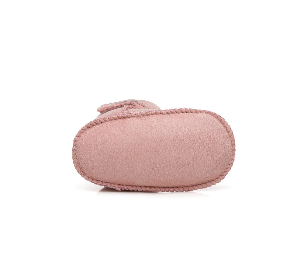 UGG Erin Australian Sheepskin Baby Booties Cradle - Image 13