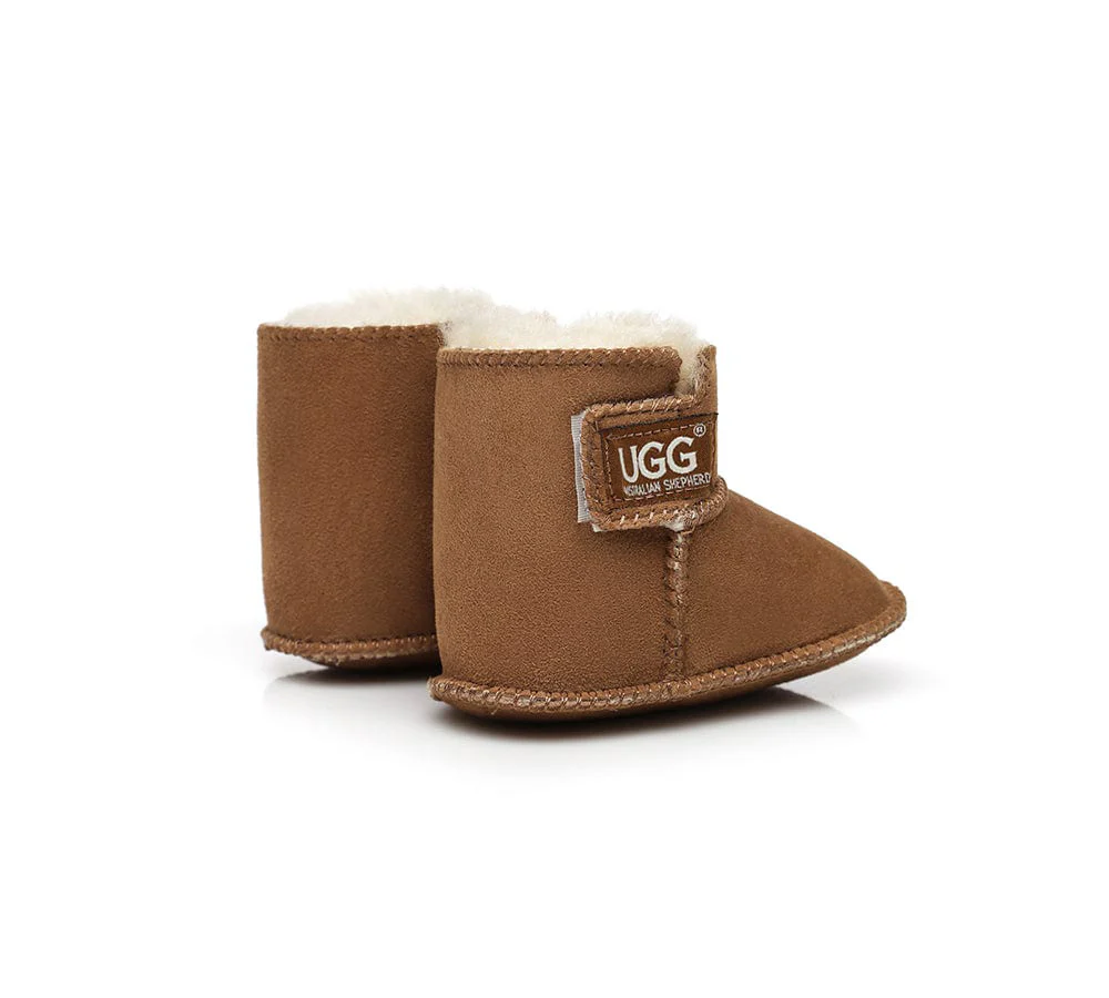 UGG Erin Australian Sheepskin Baby Booties Cradle - Image 6