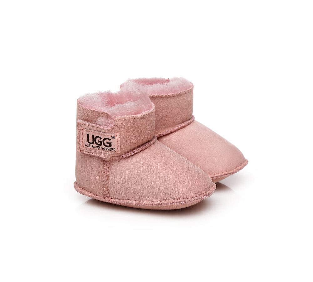 UGG Erin Australian Sheepskin Baby Booties Cradle - Image 8