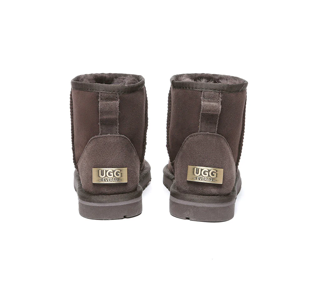 UGG EVERAU® UGG Boots Double Faced Sheepskin Wool Ankle Mini Classic - Image 13