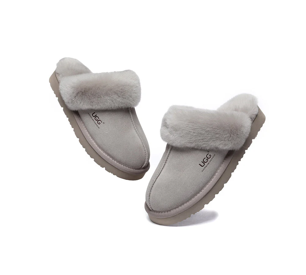 UGG Slippers Australia Premium Sheepskin Women Muffin Slipper Special - Image 18