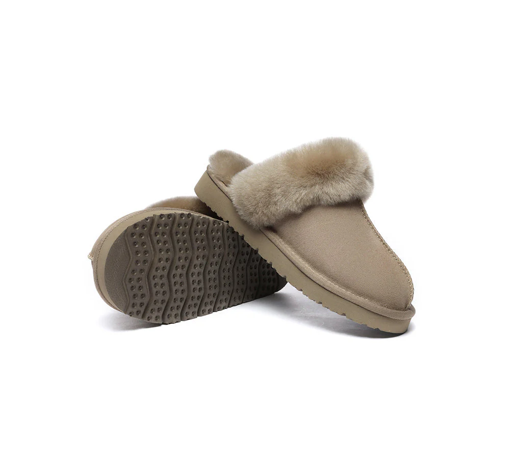 UGG Slippers Australia Premium Sheepskin Women Muffin Slipper Special - Image 22
