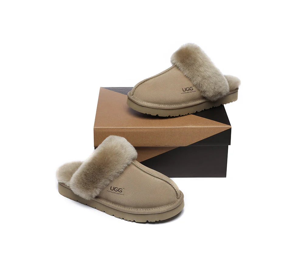 UGG Slippers Australia Premium Sheepskin Women Muffin Slipper Special - Image 23