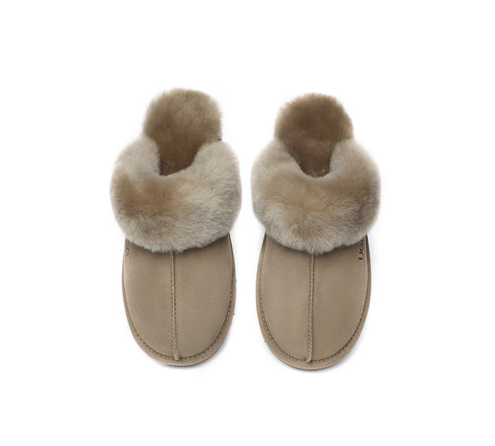 UGG Slippers Australia Premium Sheepskin Women Muffin Slipper Special - Image 25