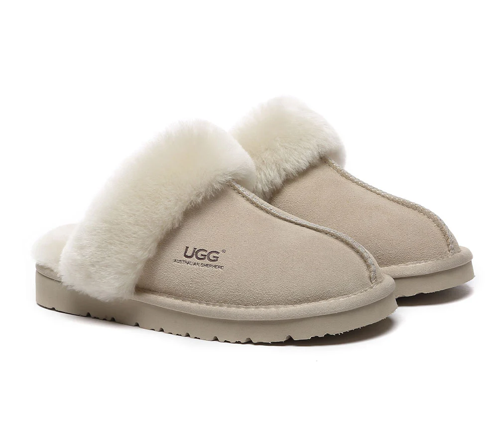 UGG Slippers Australia Premium Sheepskin Women Muffin Slipper Special - Image 27