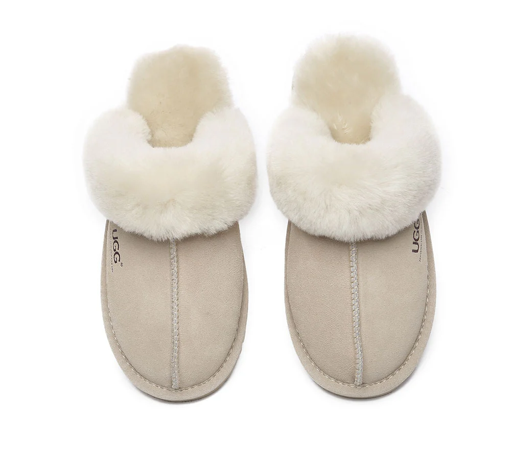 UGG Slippers Australia Premium Sheepskin Women Muffin Slipper Special - Image 31