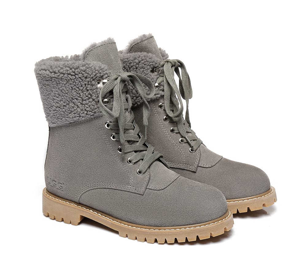 UGG Women Fashion Chunky Boots Mina - Image 10