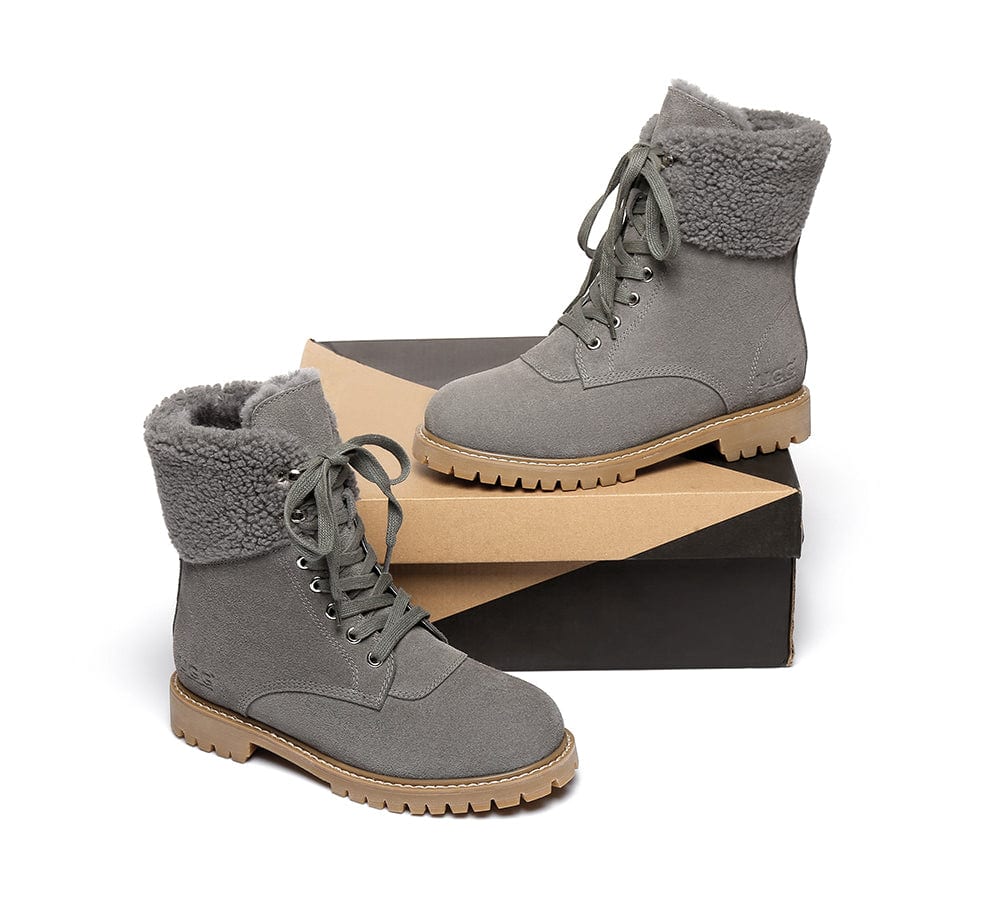 UGG Women Fashion Chunky Boots Mina - Image 12
