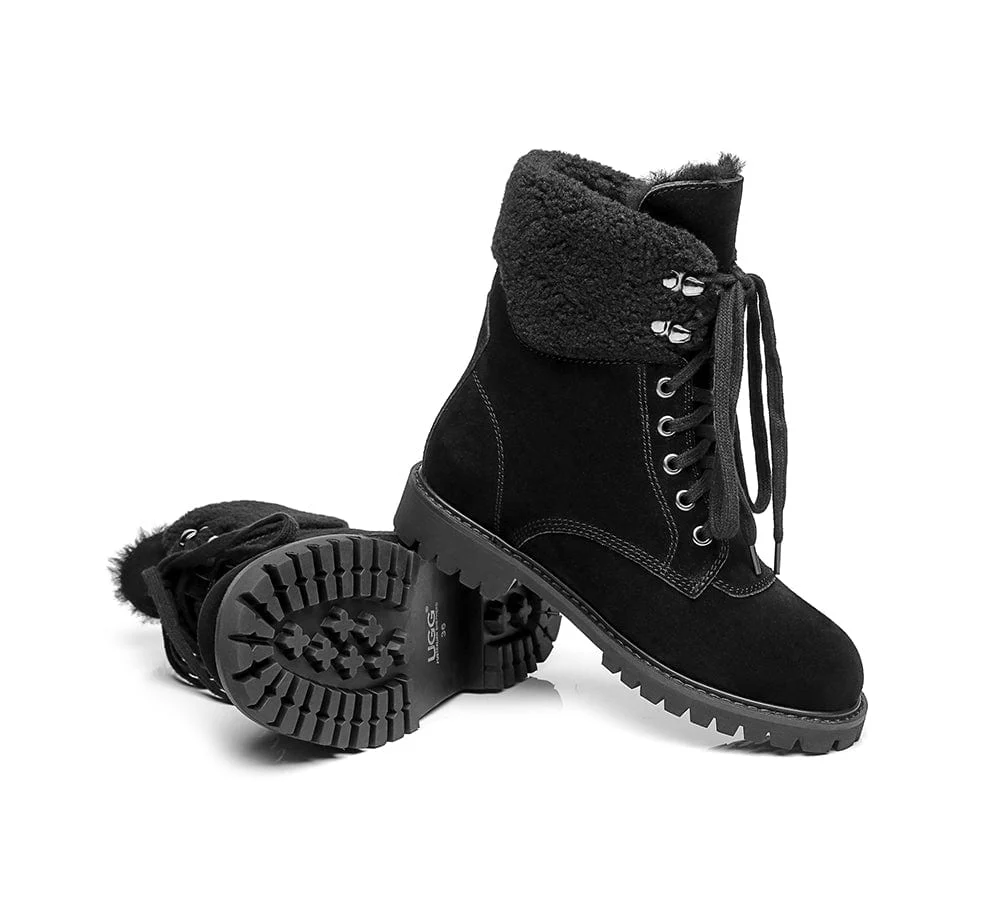 UGG Women Fashion Chunky Boots Mina - Image 24