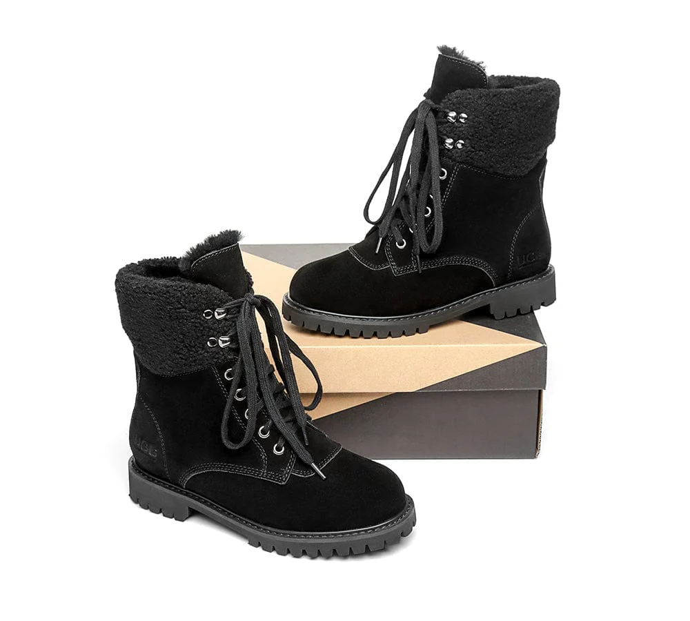 UGG Women Fashion Chunky Boots Mina - Image 25
