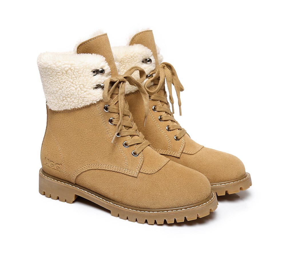 UGG Women Fashion Chunky Boots Mina - Image 3