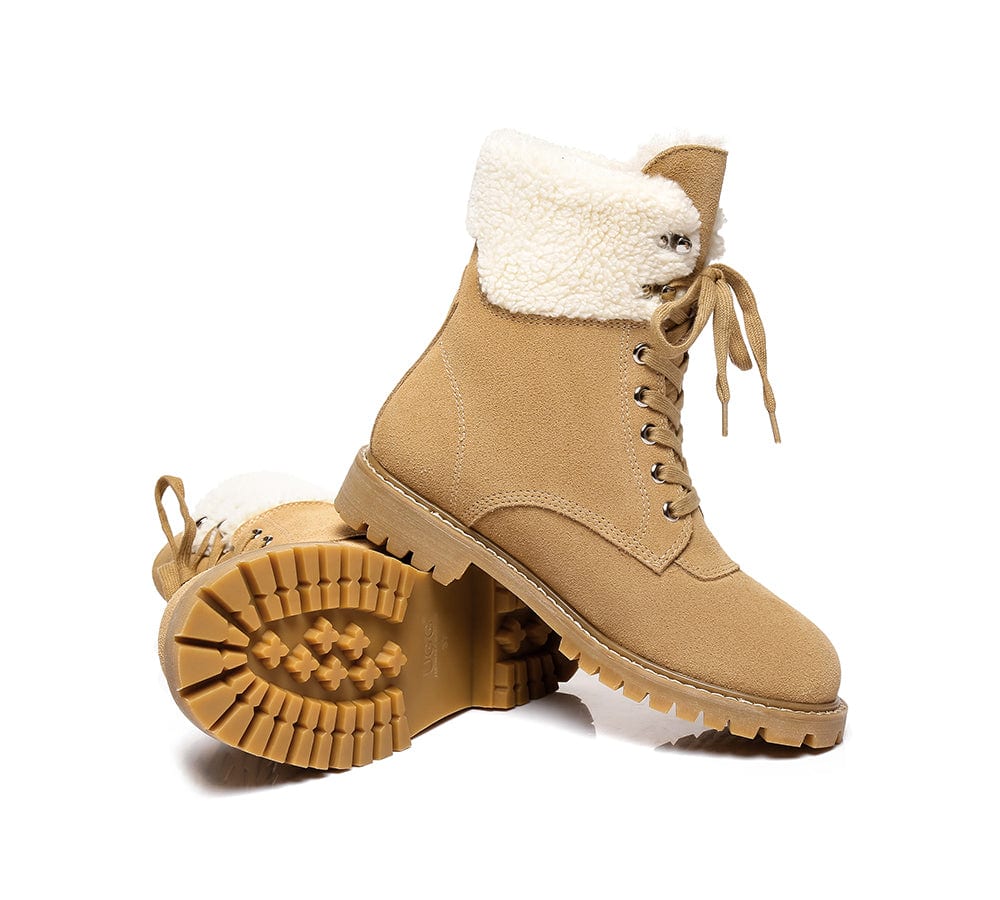 UGG Women Fashion Chunky Boots Mina - Image 4