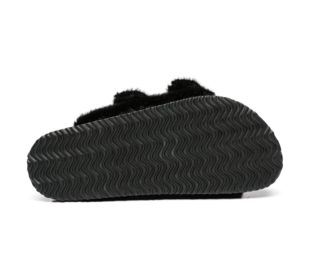 UGG Women Fluffy Flat Sandal Slide Myla - Image 7