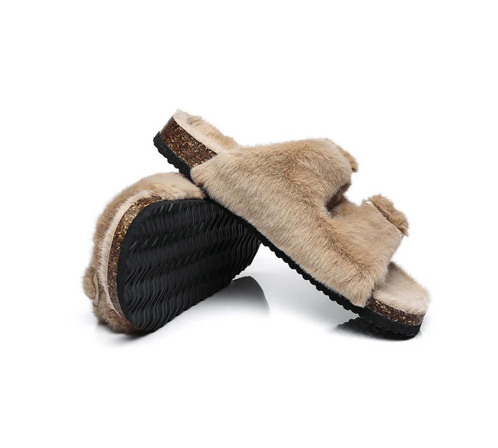 UGG Women Fluffy Flat Sandal Slide Myla - Image 9