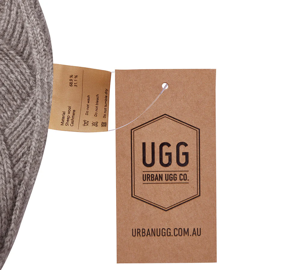 URBAN UGG® Wool Cashmere Blend Beret Hat Navine - Image 15