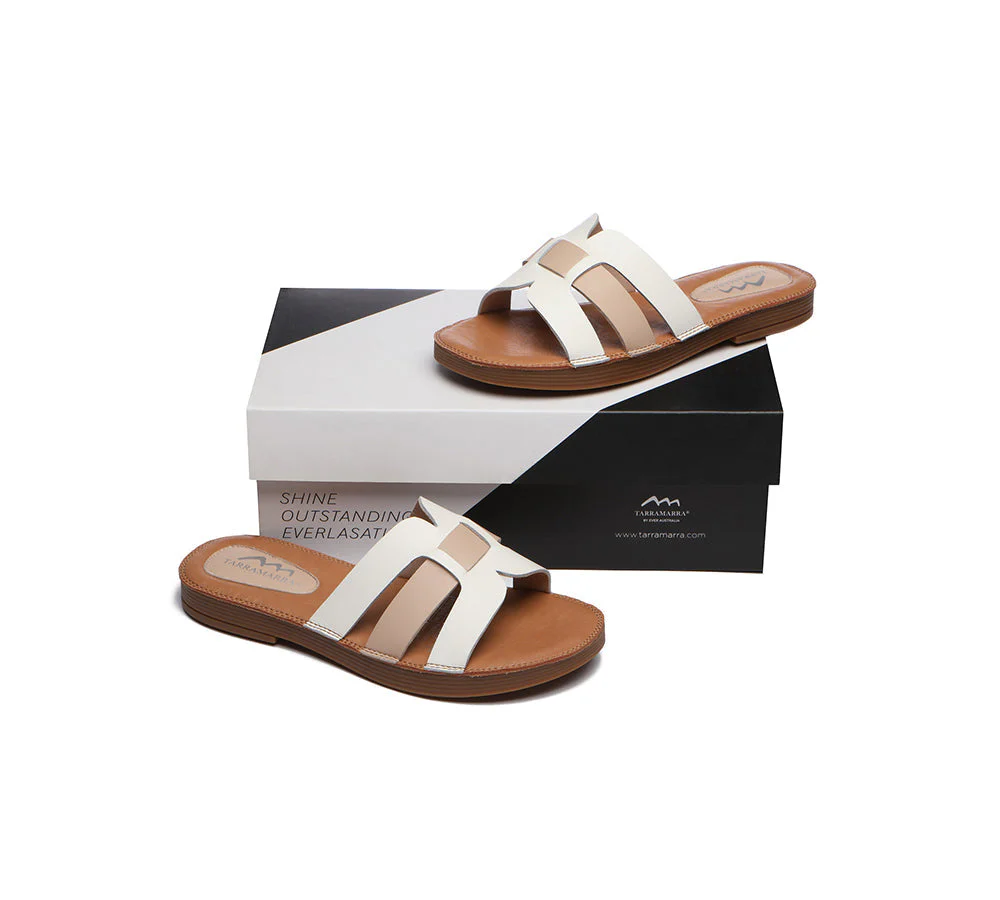 Women Flat Slides Open Toe Woven Ultra Soft Sandals - Image 12