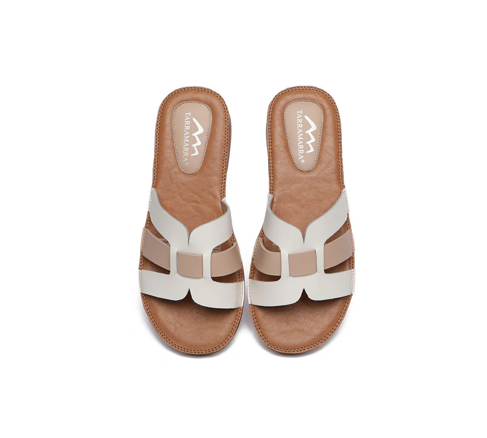 Women Flat Slides Open Toe Woven Ultra Soft Sandals - Image 14