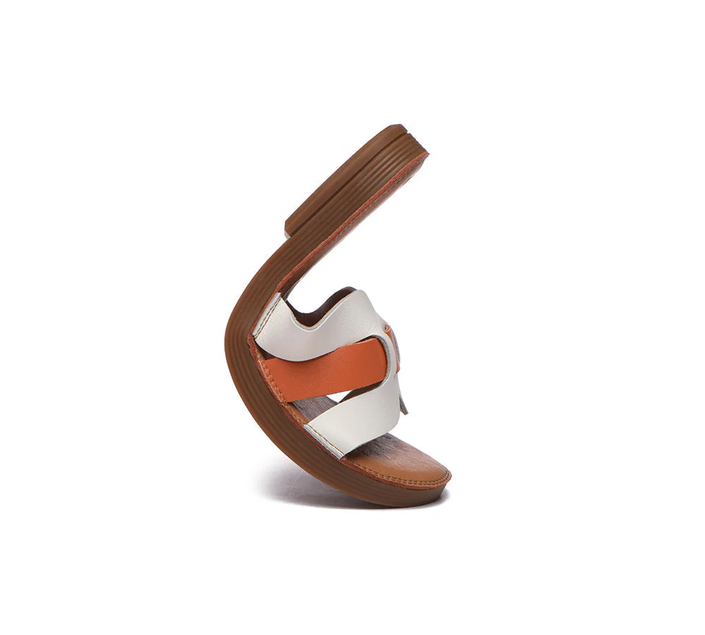 Women Flat Slides Open Toe Woven Ultra Soft Sandals - Image 9