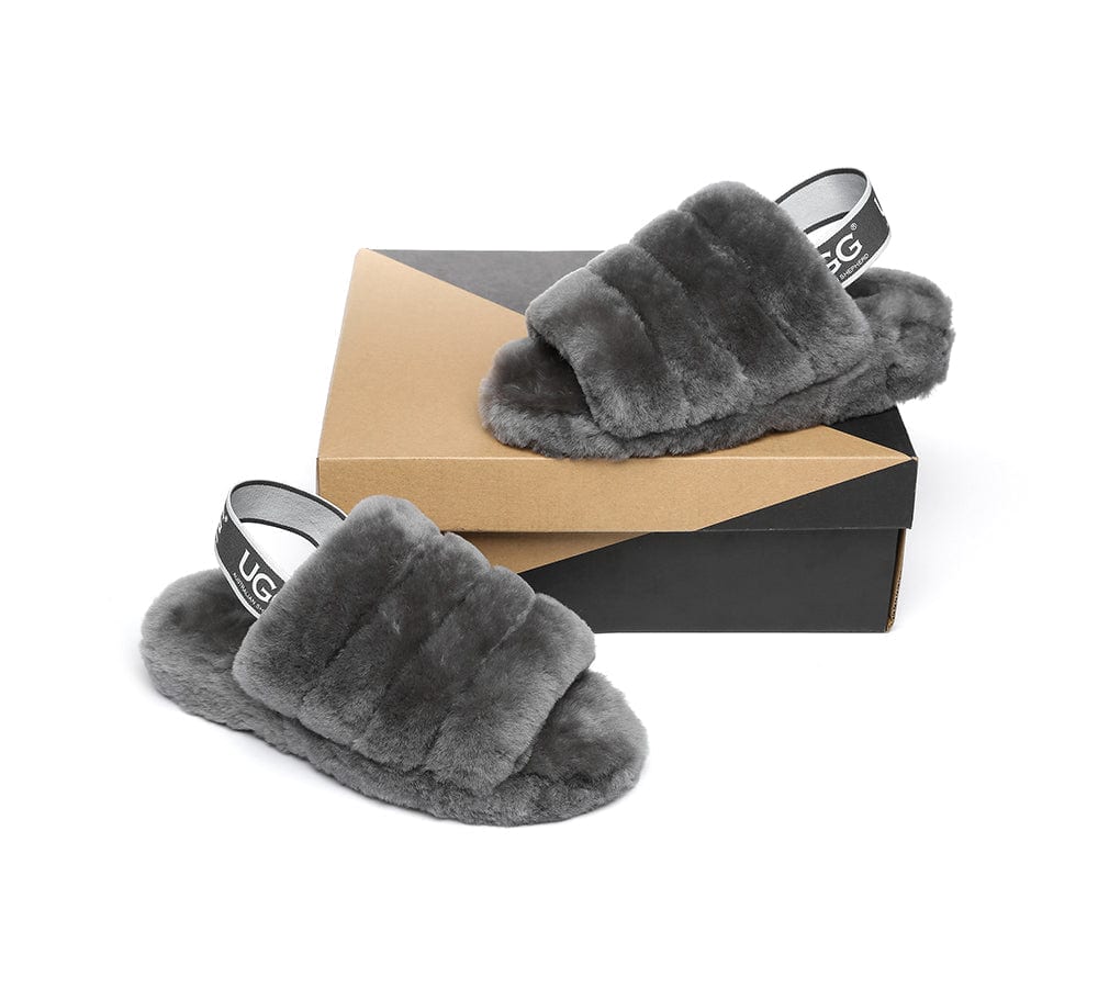 Women Fluffy Slides Puffy - Image 10