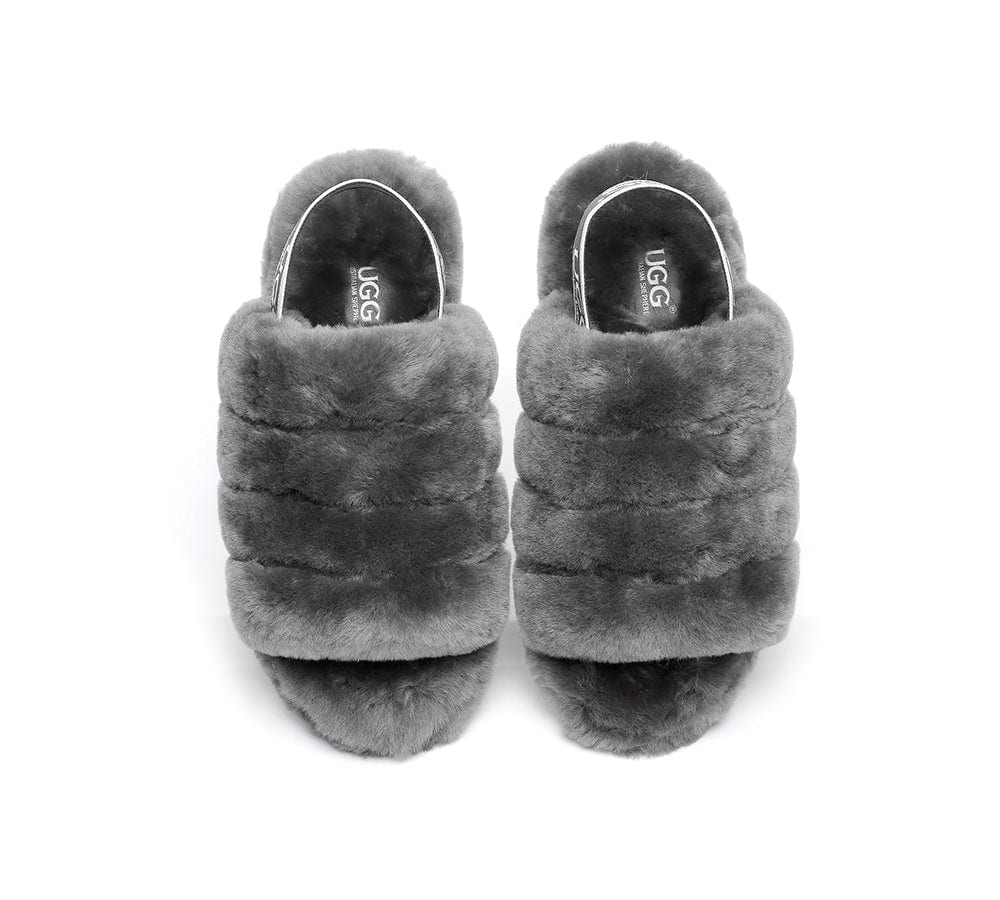 Women Fluffy Slides Puffy - Image 12