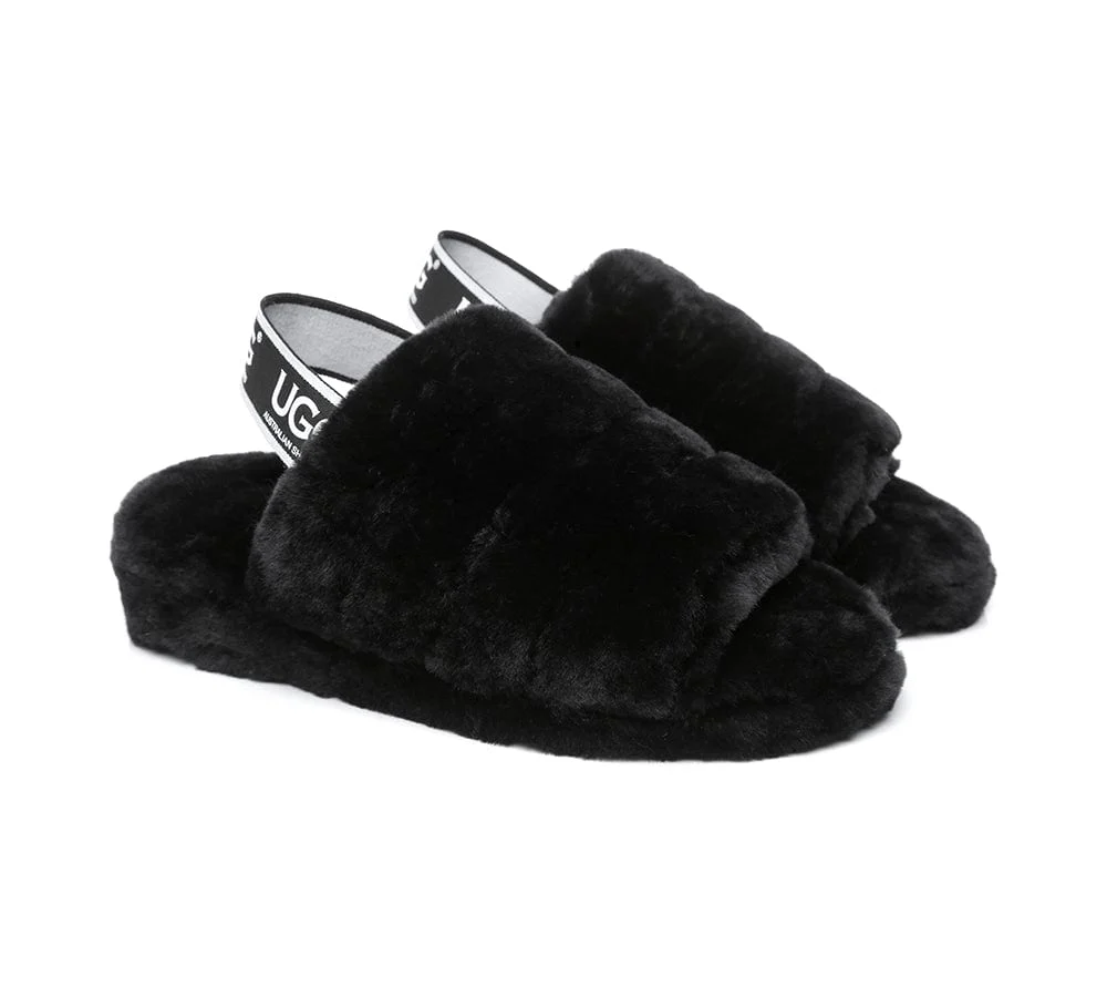 Women Fluffy Slides Puffy - Image 14
