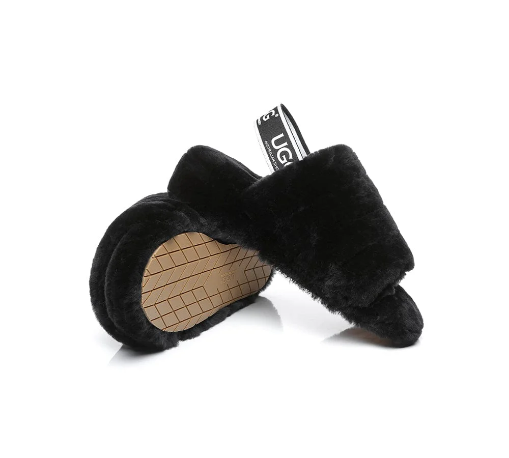 Women Fluffy Slides Puffy - Image 15