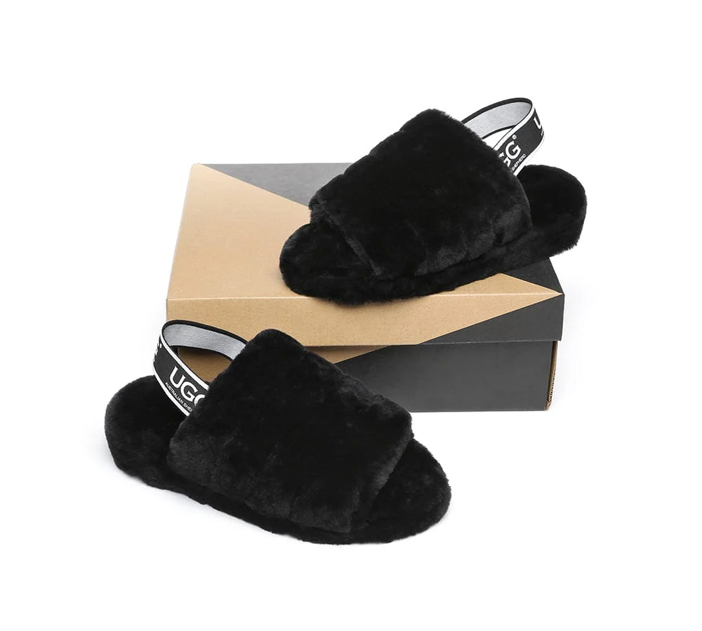 Women Fluffy Slides Puffy - Image 16