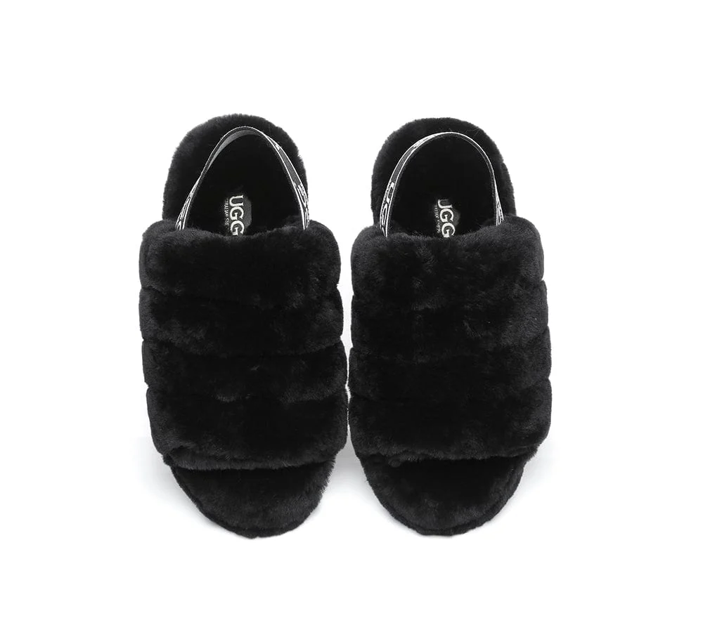 Women Fluffy Slides Puffy - Image 18