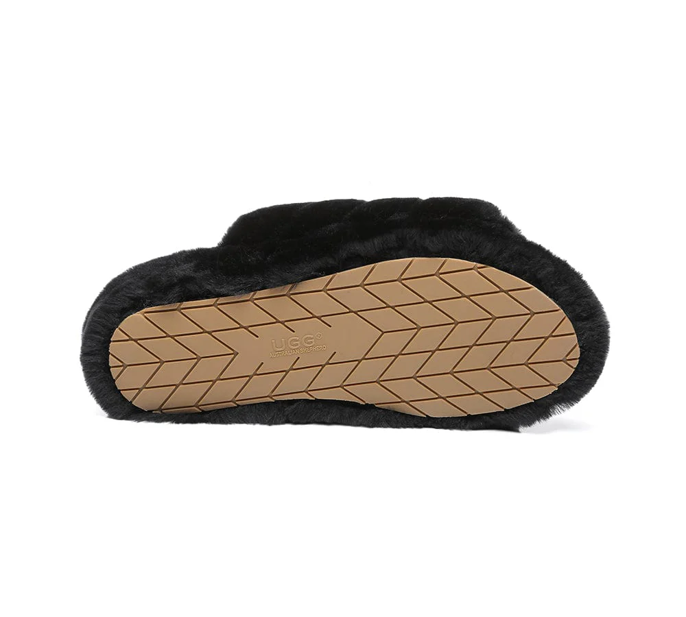 Women Fluffy Slides Puffy - Image 19