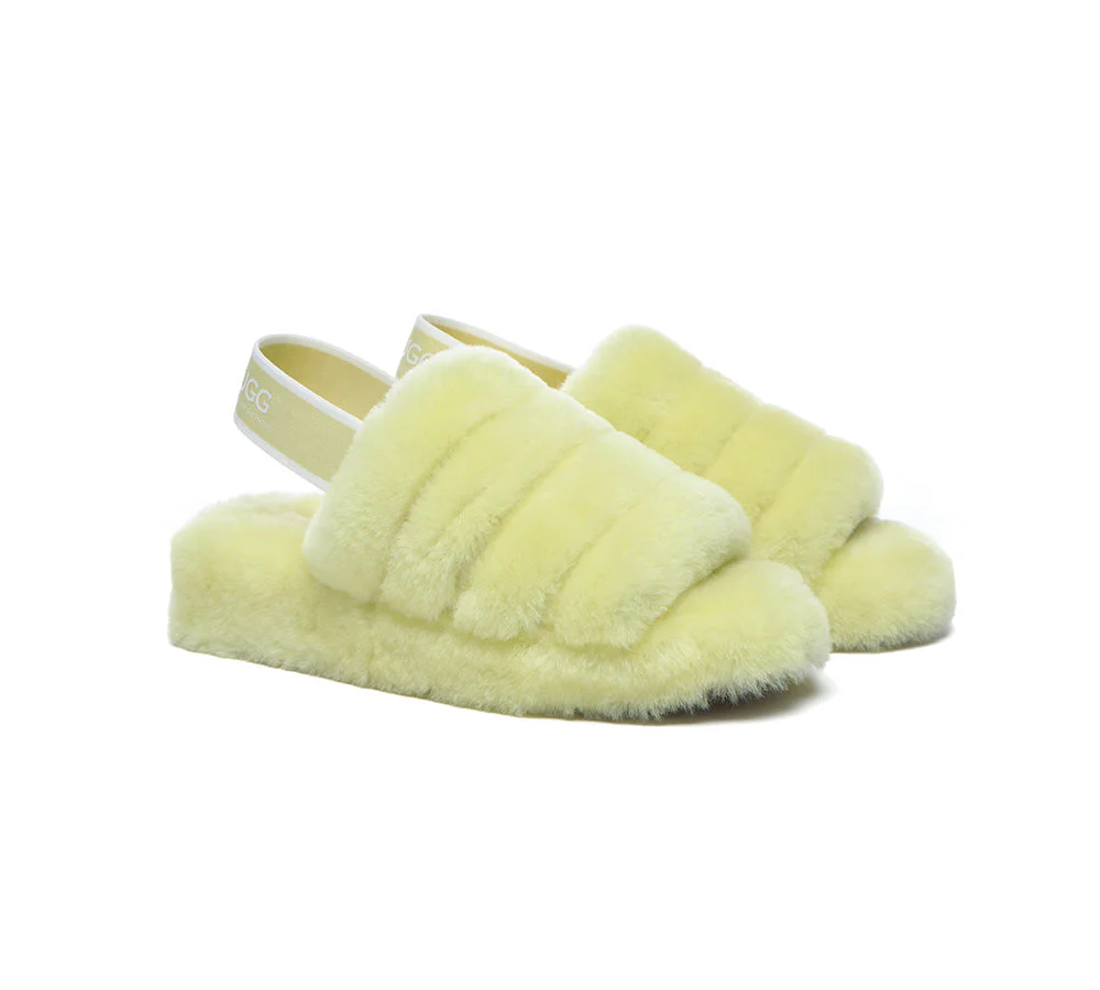 Women Fluffy Slides Puffy - Image 26