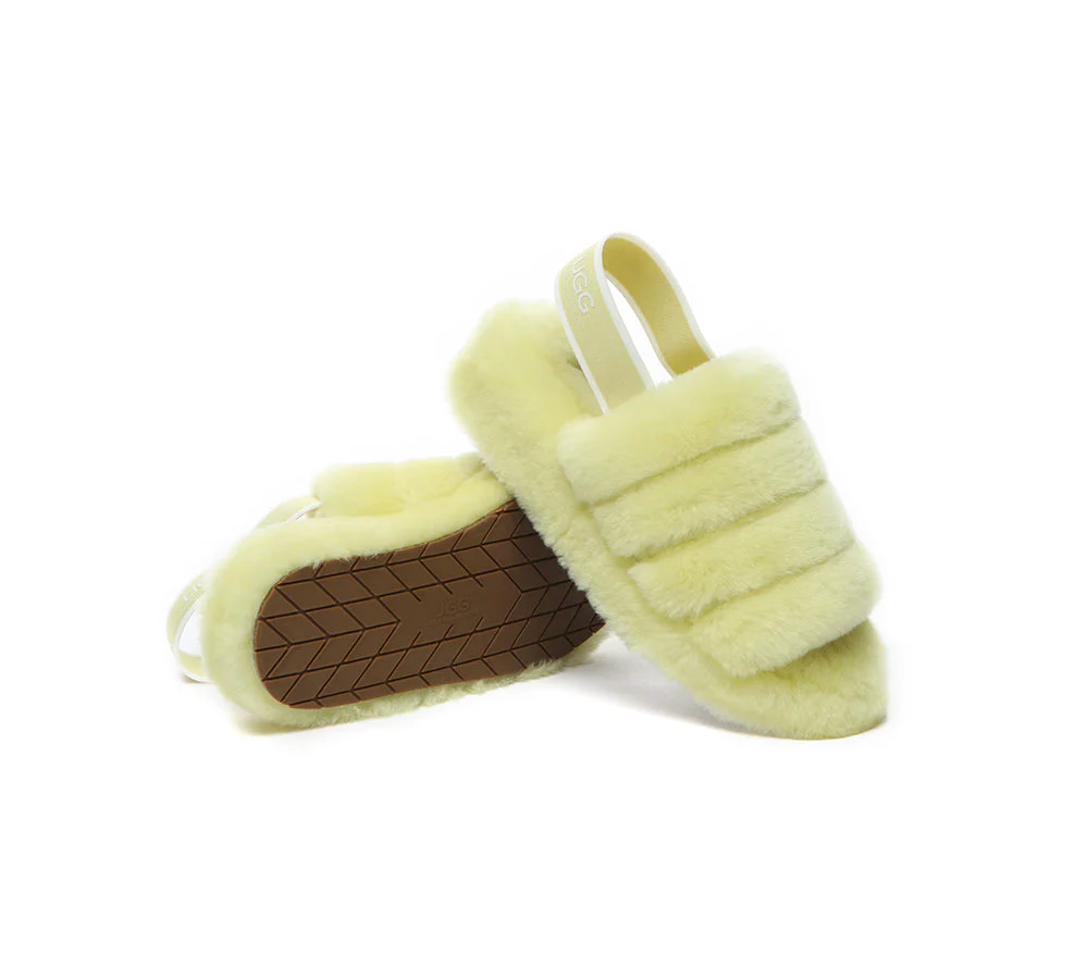 Women Fluffy Slides Puffy - Image 27