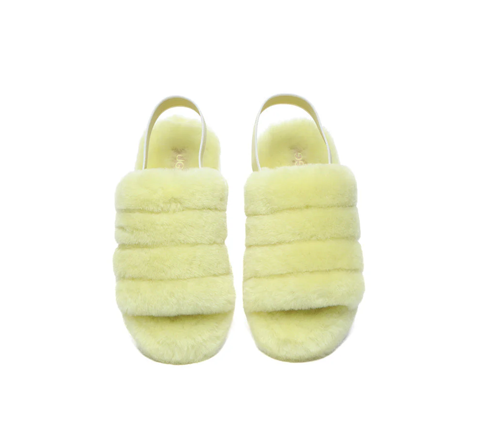 Women Fluffy Slides Puffy - Image 30