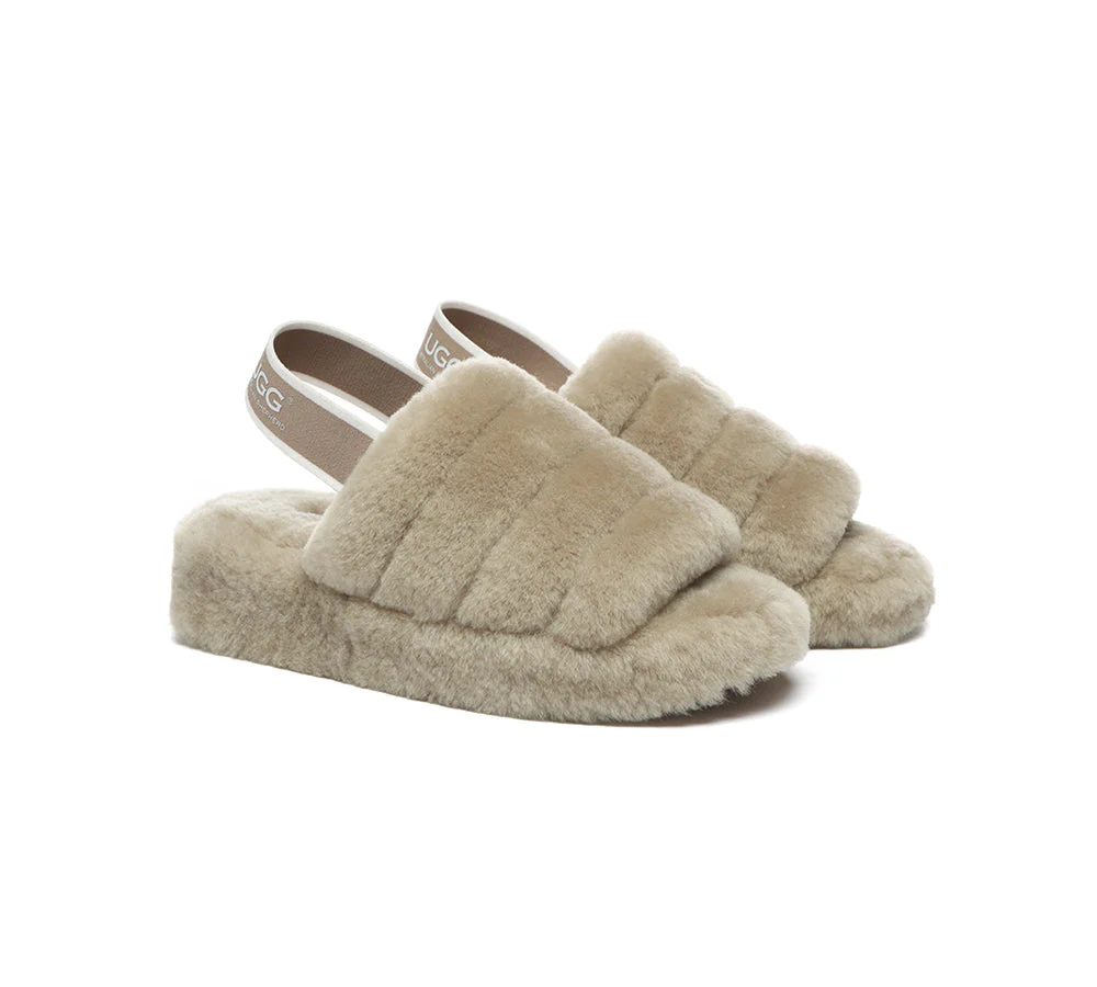 Women Fluffy Slides Puffy - Image 32