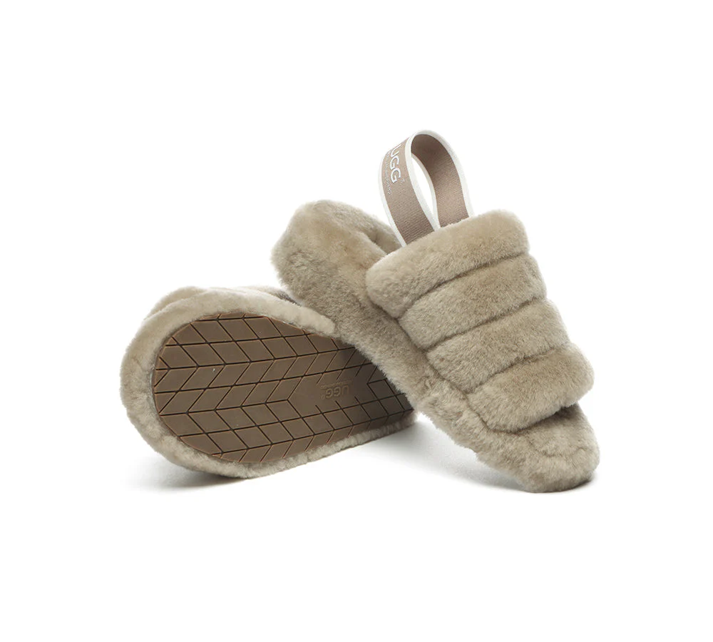 Women Fluffy Slides Puffy - Image 33